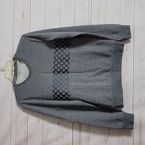 J. Lindenberg Gray Long Sleeve Crew Neck Sweatshirt Small